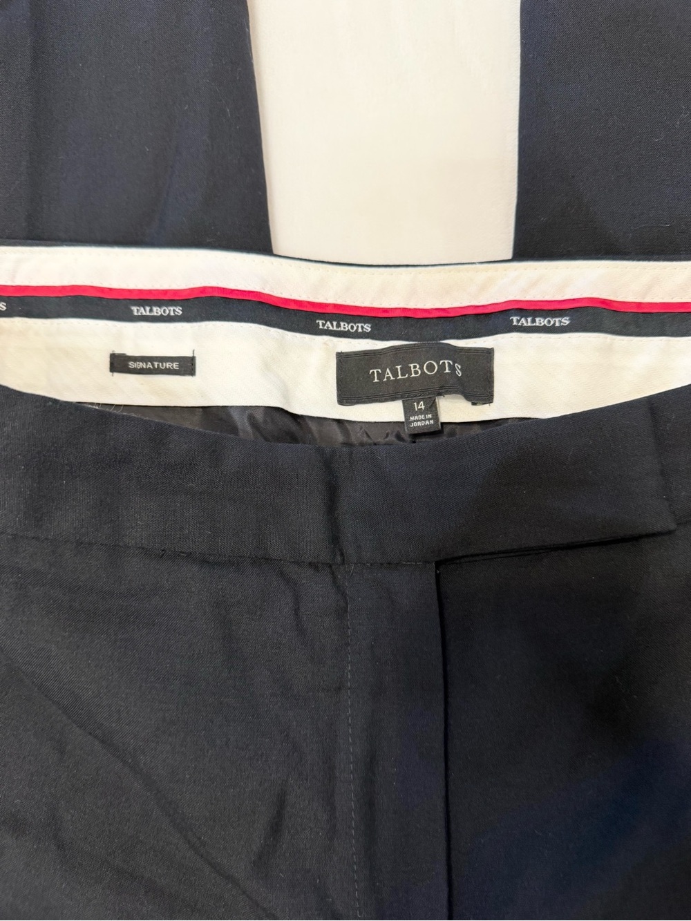 Talbots Women's Black Signature Dress Pants - Picture 6 of 7
